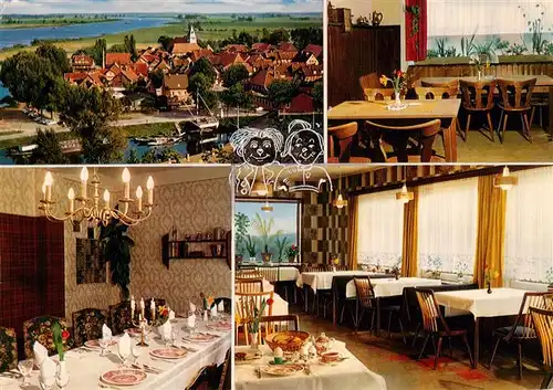 AK / Ansichtskarte  Hitzacker_Elbe Hotel Restaurant Gastraeume