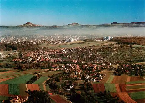 AK / Ansichtskarte  Goeppingen_BW Panorama Hohenstaufenstadt mit den Dreikaiserbergen