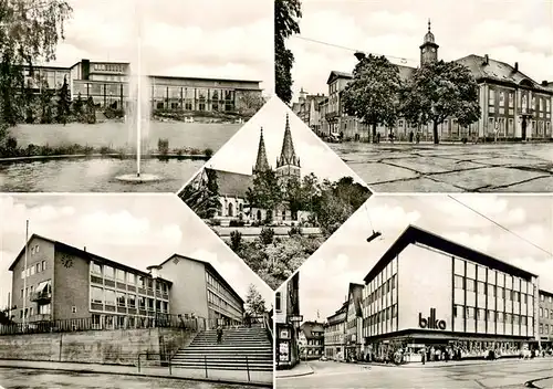 AK / Ansichtskarte  Goeppingen_BW Stadtansichten Zentrum Kirche