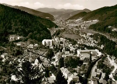 AK / Ansichtskarte  Hornberg__Schwarzwald Panorama Blick ins Tal