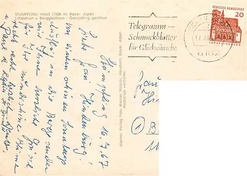 AK / Ansichtskarte  Schliersee Stuempfling-Haus Bayerische Alpen Liftstation Berggasthaus