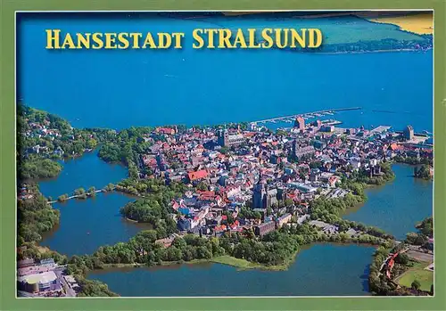 AK / Ansichtskarte 73952810 Stralsund Fliegeraufnahme