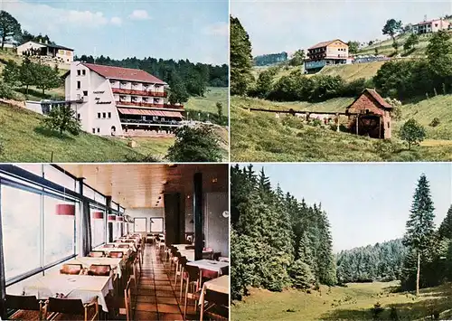 AK / Ansichtskarte 73952812 Rothenbuch Gasthof zum Spechtshaardt Gastraum Landschaft