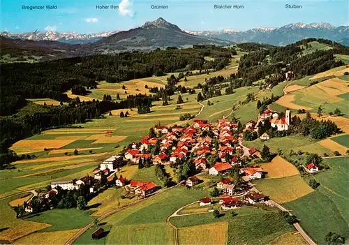 AK / Ansichtskarte  Mittelberg_Oy_Allgaeu mit Gruenten und Allgaeuer und Vorarlberger Hochalpen