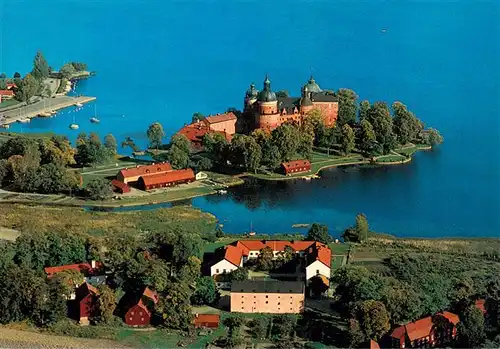 AK / Ansichtskarte  Gripsholms_Slott_Gripsholm_Straengnaes_Sweden Fliegeraufnahme