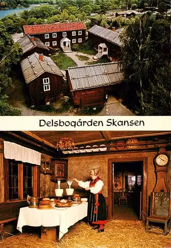 AK / Ansichtskarte  Skansen_Stockholm_Sweden Delsbogarden