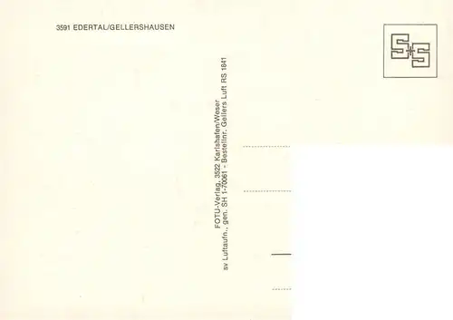 AK / Ansichtskarte 73952847 Gellershausen_Edertal Fliegeraufnahme