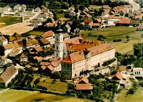 AK / Ansichtskarte  Walderbach Ehem Klosterkirche Fliegeraufnahme