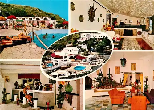 AK / Ansichtskarte 73952897 San_Angelo_Ischia_IT Hotel Romantica Terme Pool Bar Gastraeume