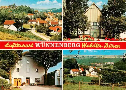 AK / Ansichtskarte 73952913 Wuennenberg Teilansichten Panorama