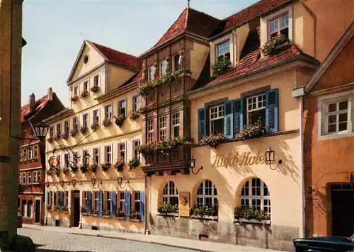 AK / Ansichtskarte  ROTHENBURG___TAUBER Hotel Goldener Hirsch Restaurant Cafe Die Blaue Terrasse