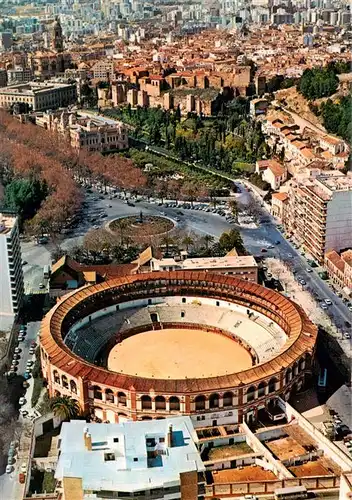 AK / Ansichtskarte  MALAGA_Andalucia_ES Fliegeraufnahme mit Arena