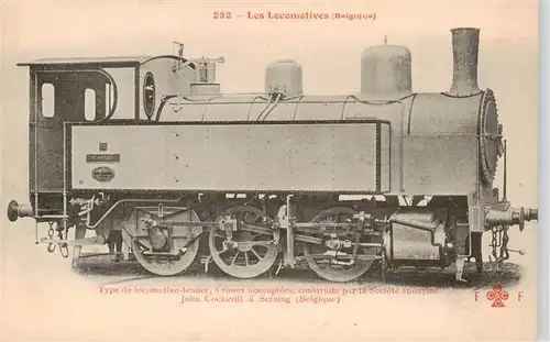 AK / Ansichtskarte  Lokomotive_Eisenbahn_Railway John Cockerill Belgique 