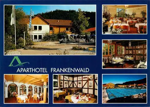 AK / Ansichtskarte  Steinwiesen Aparthotel Frankenwald Restaurant Freibad Naturpark