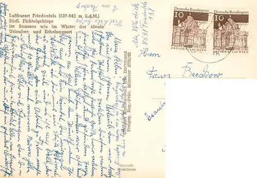 AK / Ansichtskarte  Friedenfels_Oberpfalz_Bayern Fliegeraufnahme