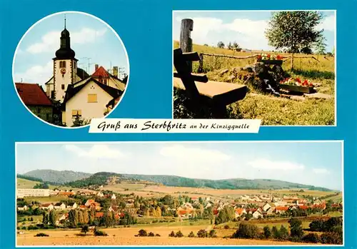 AK / Ansichtskarte 73953077 Sterbfritz Kirche Panorama Kinzigquelle