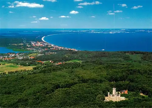 AK / Ansichtskarte  Binz_Ruegen Jagdschloss Granitz Fliegeraufnahme