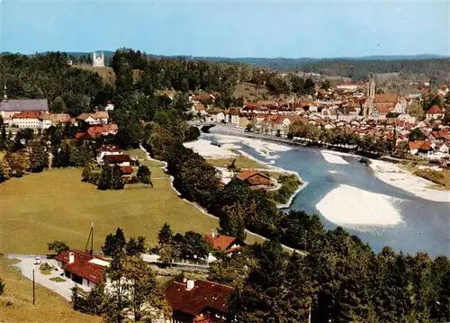 AK / Ansichtskarte  BAD_ToeLZ Fliegeraufnahme mit Isar