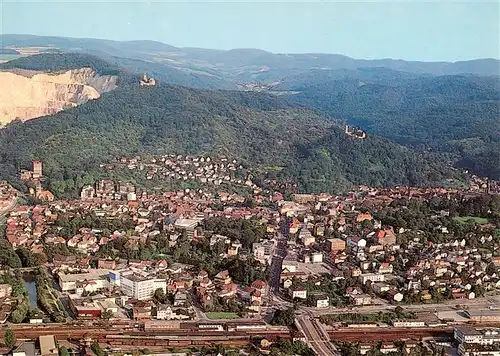 AK / Ansichtskarte 73953119 Weinheim_Bergstrasse_BW Altstadt Burgruine Windeckund Wachenburg 