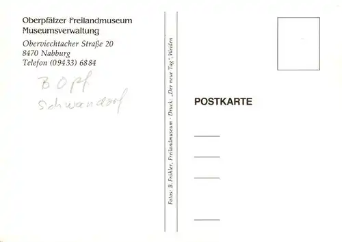 AK / Ansichtskarte  Perschen Oberpfaelzer Freilandmuseum Teilansichten