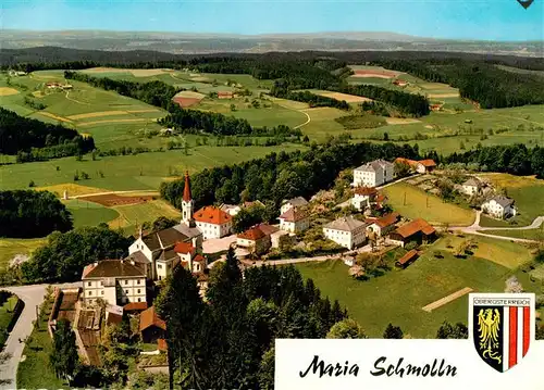 AK / Ansichtskarte  Maria_Schmolln_Oberoesterreich_AT Fliegeraufnahme mit Wallfahrtskirche