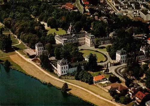 AK / Ansichtskarte 73953172 Hanau_Main Schloss Philippsruhe Fliegeraufnahme