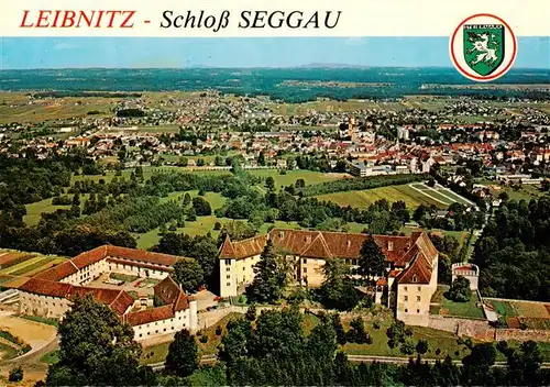 AK / Ansichtskarte 73953210 Leibnitz_Steiermark_AT Schloss Seggau Fliegeraufnahme mit Schlosskeller 