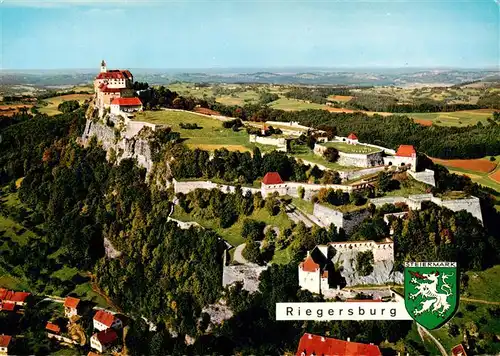 AK / Ansichtskarte  Riegersburg Fliegeraufnahme mit Schloss