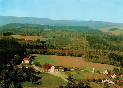 AK / Ansichtskarte  Tromm_Odenwald Fliegeraufnahme mit Gasthaus Zur schoenen Aussicht