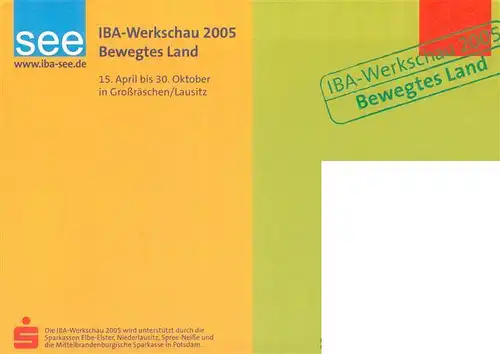 AK / Ansichtskarte  Grossraeschen IBA Werkschau 2005 Bewegtes Land