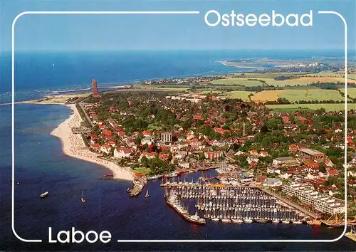 AK / Ansichtskarte 73953245 LABOE_Ostseebad Fliegeraufnahme