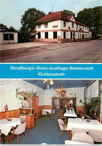 AK / Ansichtskarte  Goldenstedt Strassburgs Hotel Ausflugs Restaurant Gastraum