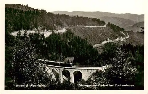 AK / Ansichtskarte  Bergbahn Mariazeller Alpenbahn Stutzgraben Puchenstuben