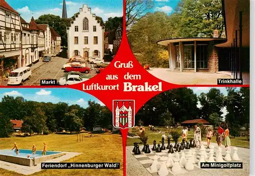 AK / Ansichtskarte  Schach_Chess_Echecs Brakel Minigolfplatz Markt Feriendorf Hinnenburger Wald