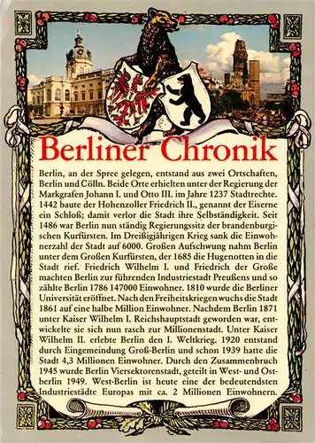 AK / Ansichtskarte 73953377 Chronik-AK Berliner