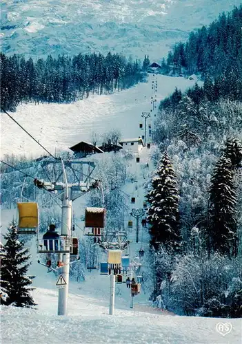 AK / Ansichtskarte  Sessellift_Chairlift_Telesiege Chamonix MT Blanc 