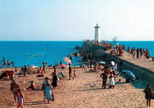 AK / Ansichtskarte 73953436 Leuchtturm_Lighthouse_Faro_Phare Littoral Languedocien Le Grau-Dadge