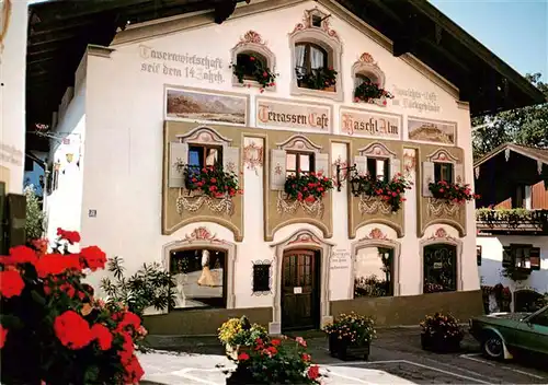 AK / Ansichtskarte  Neubeuern Terrassen Cafe Haschl Alm