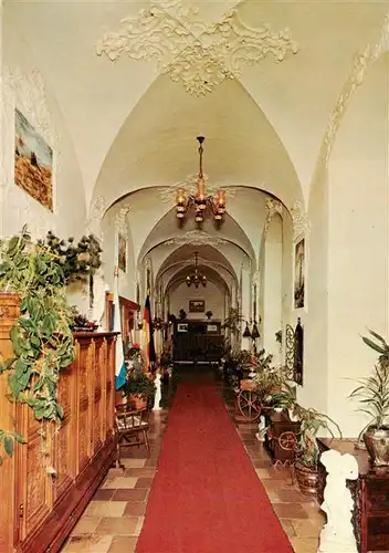 AK / Ansichtskarte  Oberalteich Gaststaette Klosterhotel Klosterbraeustueberl Mariandl Flur