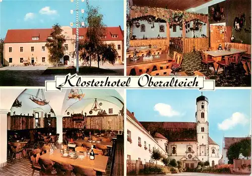 AK / Ansichtskarte  Oberalteich Gaststaette Klosterhotel Klosterbraeustueberl Mariandl Gastraeume