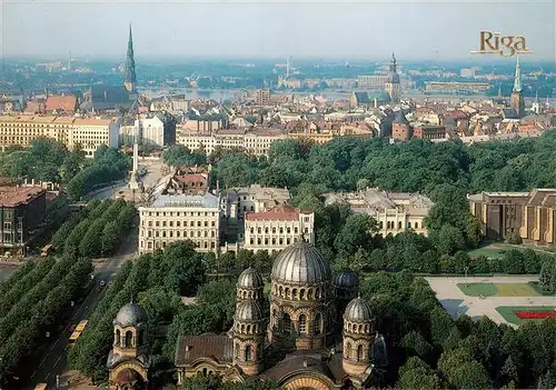 AK / Ansichtskarte  Riga_Latvia View on the centre of Riga