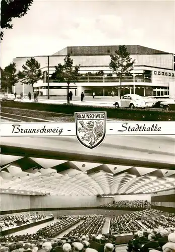 AK / Ansichtskarte  Braunschweig Stadthalle