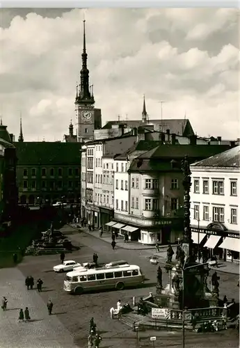 AK / Ansichtskarte 73953603 OLOMOUC_Olmuetz_CZ Stadtzentrum Platz Brunnen Kirche