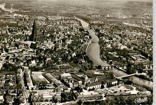 AK / Ansichtskarte  ULM__Donau Fliegeraufnahme