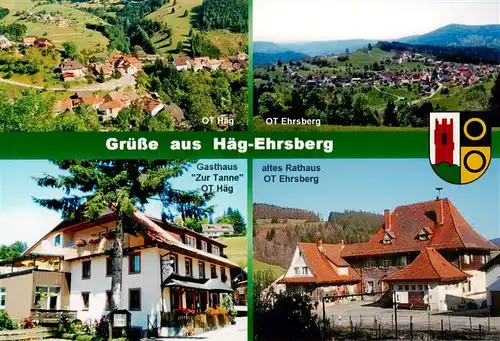 AK / Ansichtskarte  Haeg-Ehrsberg_Baden OT Haeg OT Ehrsberg Gasthaus Zur Tanne Altes Rathaus