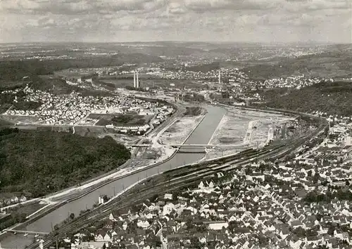 AK / Ansichtskarte  Plochingen_Neckar Erinnerungskarte an die Einweihung des Neckarhafens