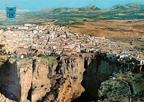 AK / Ansichtskarte  Ronda_Andalucia_Malaga_ES Vista parcial aérea y Tajo