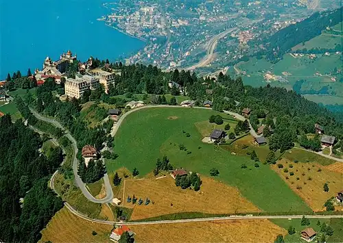 AK / Ansichtskarte  Caux_VD Fliegeraufnahme