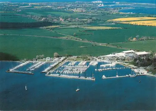 AK / Ansichtskarte  Grossenbrode_Ostseebad Dehler Marina Fliegeraufnahme