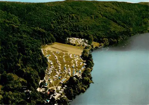 AK / Ansichtskarte  Edersee_Edertal_Hessen DKV Zeltplatz Fliegeraufnahme